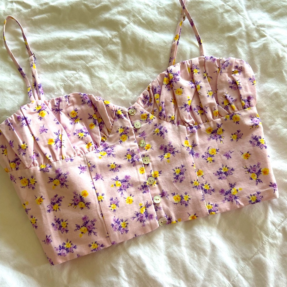 The cutest Zara crop top. Worn once